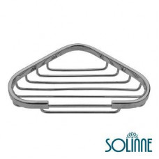 Мыльница решетчатая, угловая Solinne Н208, хром