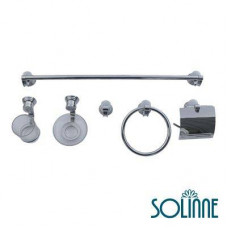 Набор аксессуаров 6 предметов Solinne 2100C, хром