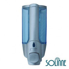 Дозатор для жидкого мыла пластиковый Solinne 9013С, хром