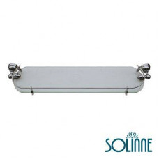 Полка стеклянная Solinne 3051, хром