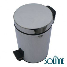 Урна с механизмом поднятия крышки Solinne Н103, хром