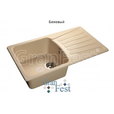Мойка комп GF Standart GF-S850L 850 х 495 бежевый