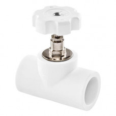 Вентиль 25 Tebo цв.белый