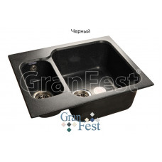Мойка комп GF Standart GF-S615K 615 х 500 черный