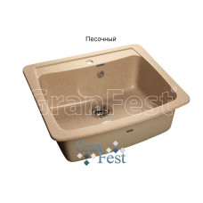 Мойка комп GF Standart GF-S605 605 х 510 песочный