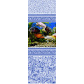Панель ПВХ Аквариум цвет синий 250*2700