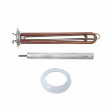 Нагревательный элемент RF 2,0 кВт (0,8+1,2) медь,анод 64мм,М6,клеммы под винт М4 L250мм