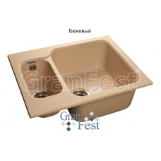 Мойка комп GF Standart GF-S615K 615 х 500 бежевый