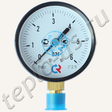 Манометр ТМ-310Р Ду63 нижн.подкл. 1/4