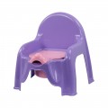 Горшок стульчик фиолетовый