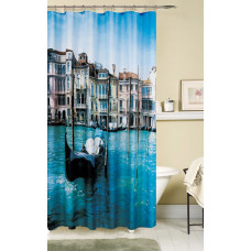 Штора для ванной комнаты фотодизайн Венеция 180 x 180