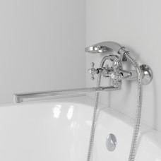 Смеситель AVRORA Vesta для ванны с плоским изливом 350мм Смеситель AVRORA Vesta для ванны с плоским изливом 350мм