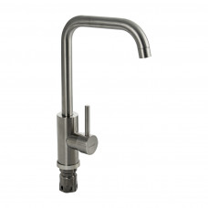 Смеситель Санакс для кухни шаровый, П-образный излив,сатин