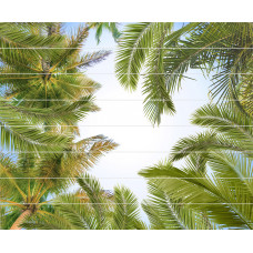 Панель UNIQUE декоративный потолок Пальмы (0,25 м* 2,5 м* 8 мм)
