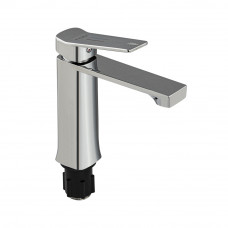 Смеситель Fabia для раковины литой квадратный корпус, цвет хром.