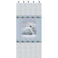 Панель ПВХ Зимняя Сказка Медведь (узор) 250*2700