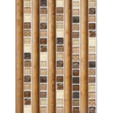 Панель UNIQUE фигурный Рейкьявик коричневый (0,25 м* 2,7 м* 8 мм)