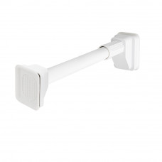 Карниз для ванн раздвижной,усиленный белый Санакс 110-200 см