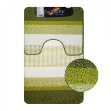 Коврик в ванную Санакс Starloop зеленый двойной 55х90см+55х45см Коврик в ванную Санакс Starloop зеленый двойной 55х90см+55х45см