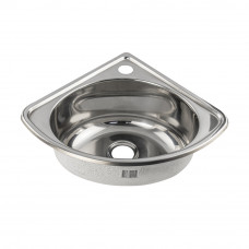 Мойка нерж. FABIA врезная угловая 30х30 см.толщ. 0,6мм гл.160 мм с гофросифоном Мойка нерж. FABIA врезная угловая 30х30 см.толщ. 0,6мм гл.160 мм с гофросифоном