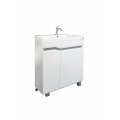 Тумба Мальта 60 напольная с умывальником Paola Альба 