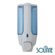 Дозатор для жидкого мыла пластиковый Solinne 1628, белый