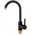 Смеситель RUSANT для кухни гайка, чёрный Смеситель RUSANT для кухни гайка, чёрный