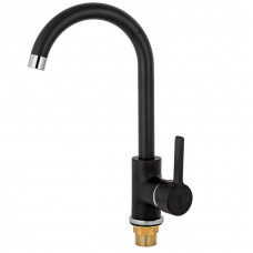 Смеситель RUSANT для кухни гайка, чёрный Смеситель RUSANT для кухни гайка, чёрный