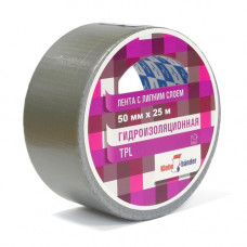 Лента клейкая 50ммх25м TPL Klebebander,цвет серый