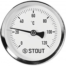 Термометр биметаллический Stout 63/50 (1/2