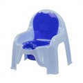 Горшок стульчик голубой